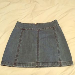 Free People Denim Skirt